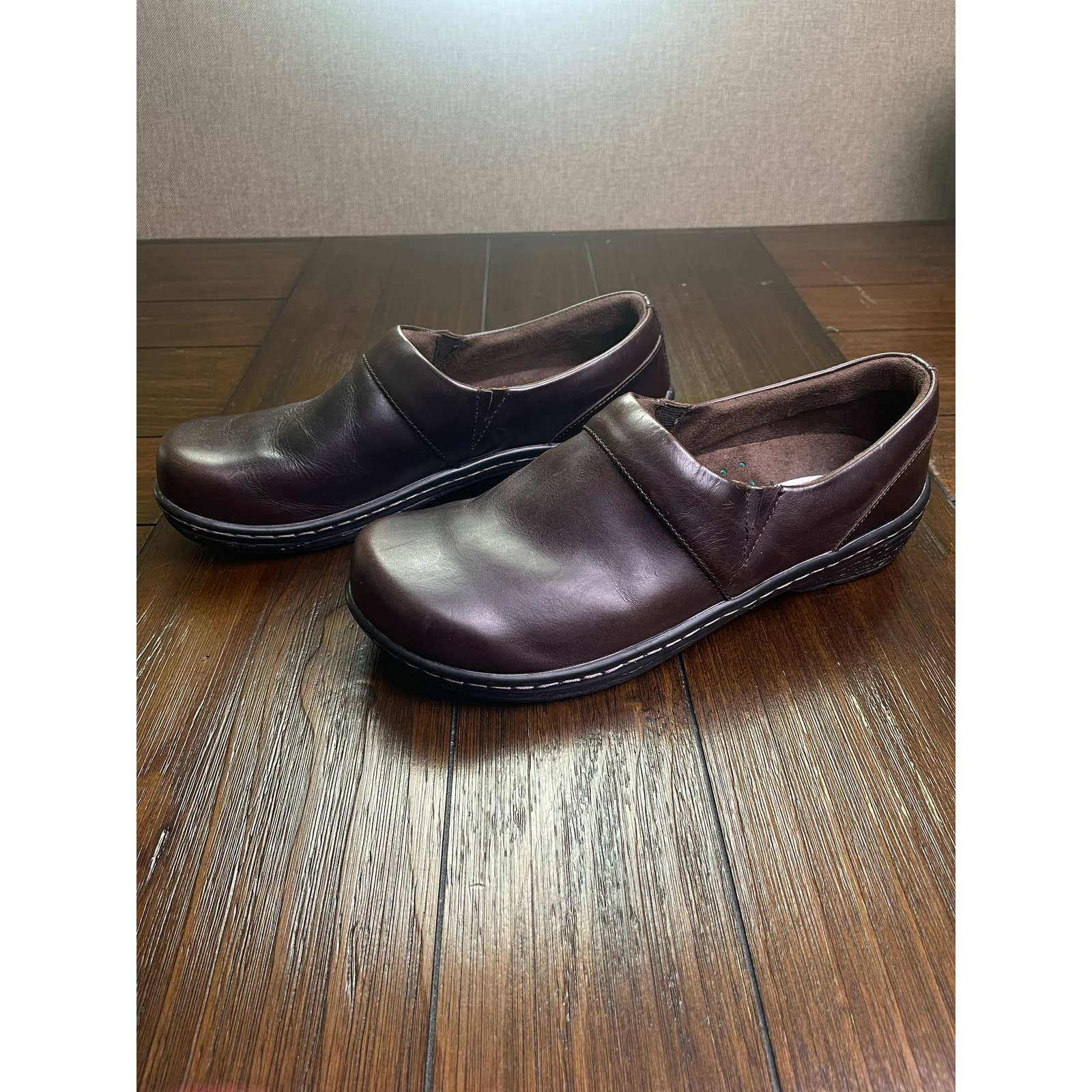Klogs Mission Brown Leather Clogs Size 12
